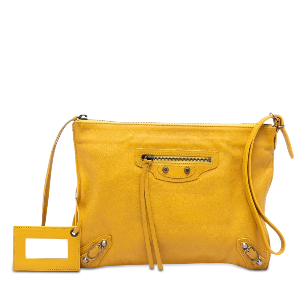 Pre-Loved Balenciaga Leather Papier Wristlet Clutch - Picture 8 of 8